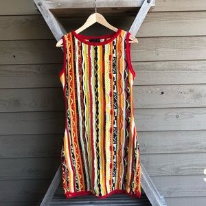 Fun Vintage COOGI Wild Print Mini Dress